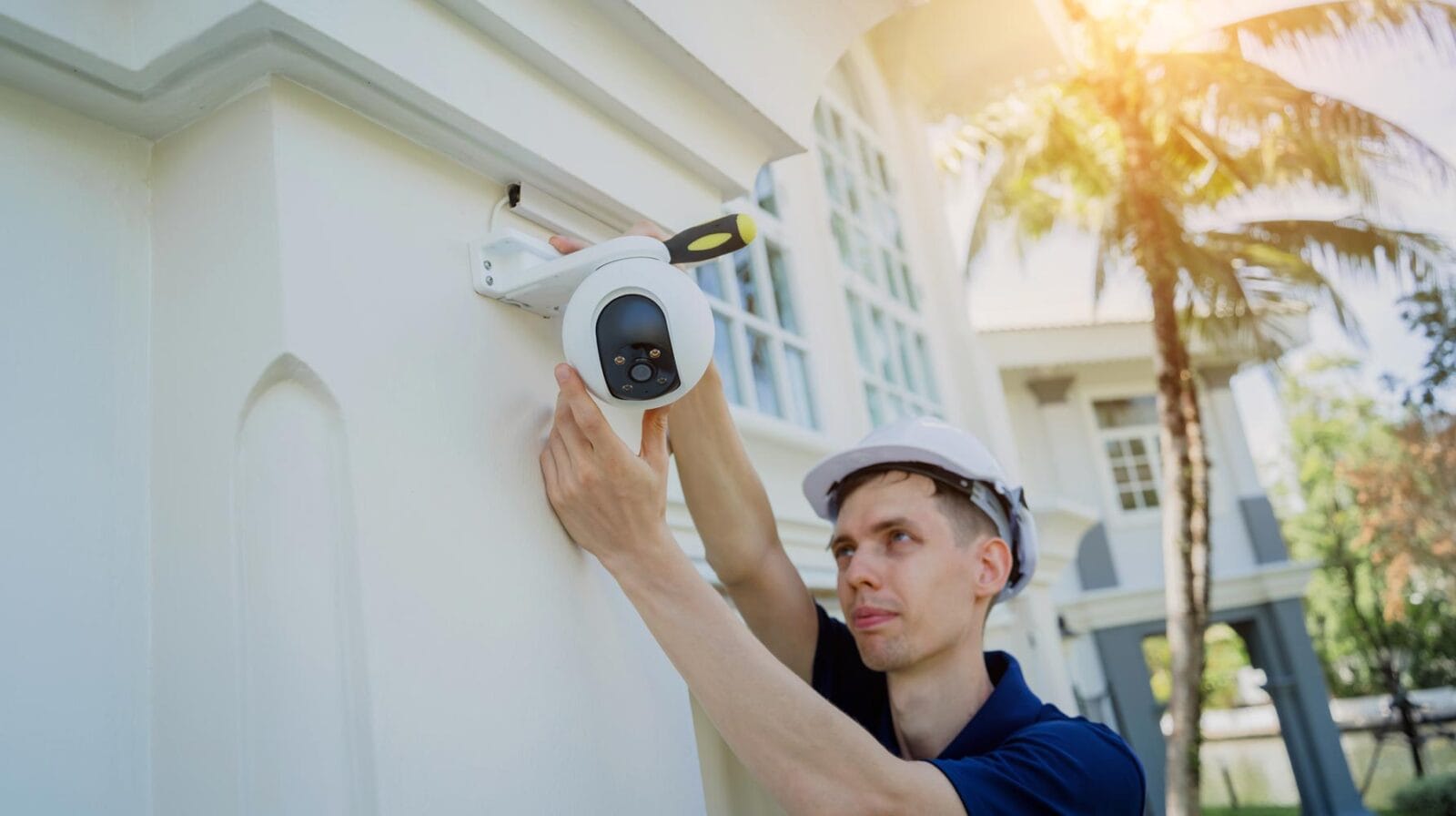 Canada First security camera installation technician